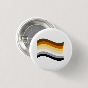 Bär Stolz Wellig Flagge Button