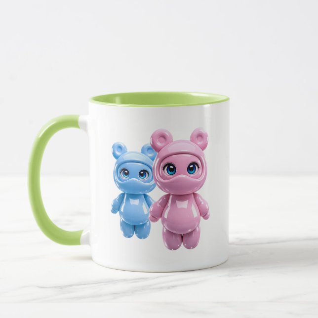 Bär Tasse Glänzend Kawaii Duo (Links)