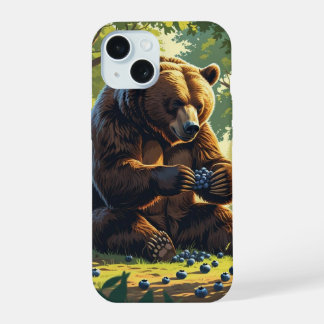 Bär Themed iPhone 15 Hülle