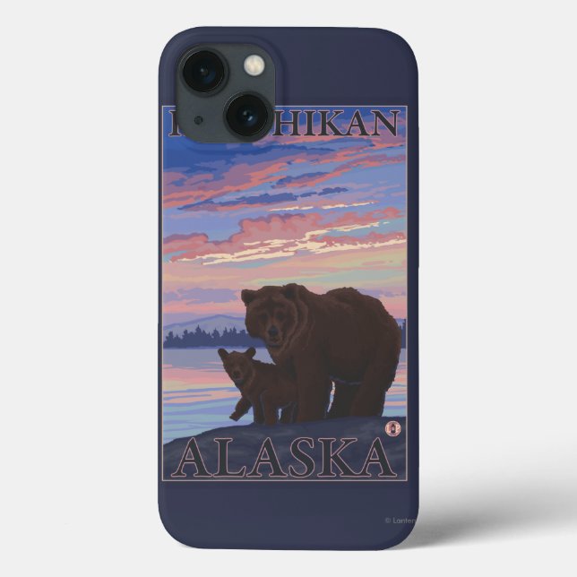 Bär und Cub - Ketchikan, Alaska Case-Mate iPhone Hülle (Rückseite)