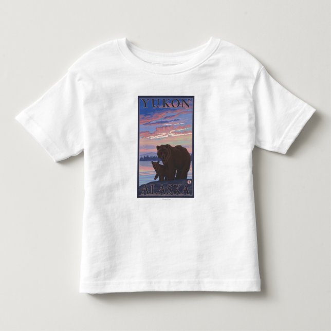 Bär und CUB - Yukon, Alaska Kleinkind T-shirt (Vorderseite)