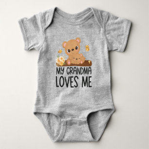 Bär und Cube 🧸 meine Oma-Lieben Baby Strampler