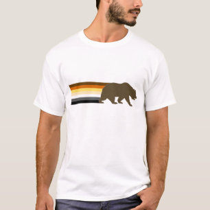 Bär und die Streifen der Bär-Pride-Flagge T-Shirt