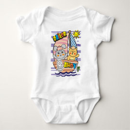 Bär und Hase Baby Strampler