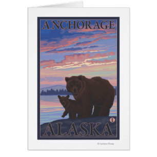 Bär und Krug - Ankerplatz, Alaska
