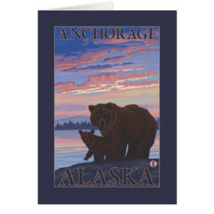 Bär und Krug - Ankerplatz, Alaska