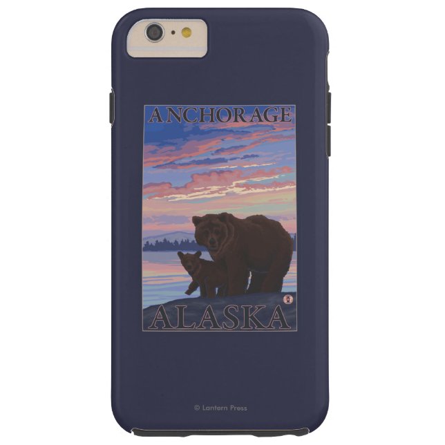 Bär und Krug - Ankerplatz, Alaska Case-Mate iPhone Hülle (Rückseite)