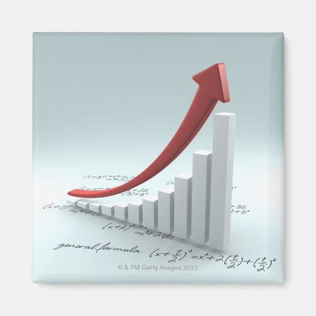 Bar und Pfeil mit Formel Magnet (Vorne)