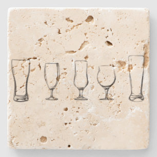 Bar-Untersetzer Steinuntersetzer