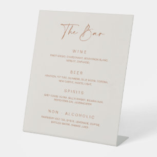Bar "Wedding Drink" L201 Sockelschild