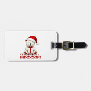 Bär Weihnachten Weihnachten Gepäckanhänger