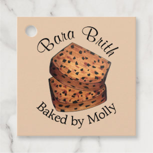 Bara Brith Wales Welsh Bread Fruit Loaf gebacken v Geschenkanhänger