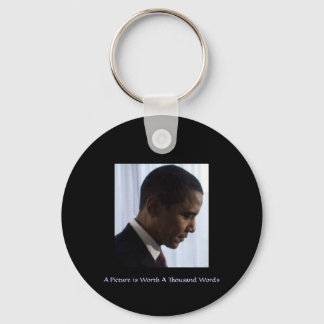 BARAC OBAMA Ein Bild ist tausend Worte wert Schlüsselanhänger