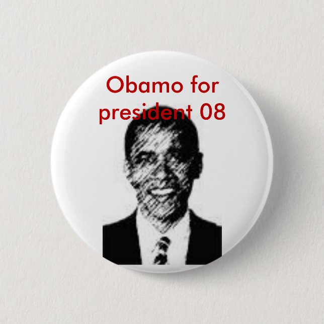 Barack7, Obamo für Präsident 08 Button (Vorderseite)