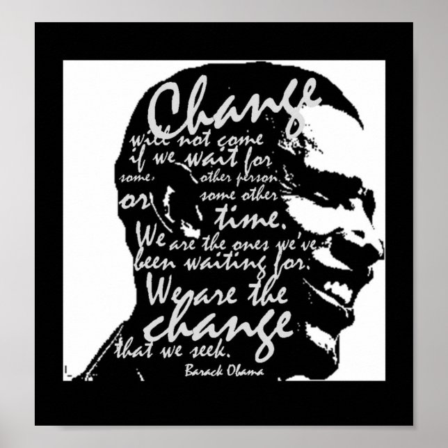 Barack Change Poster (Vorne)