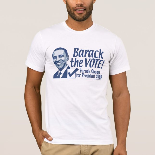 Barack das Abstimmungs-Shirt T-Shirt (Vorderseite)