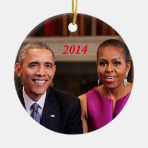 Barack et Michelle 2014 - Ornement