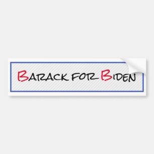 Barack für Biden Autoaufkleber