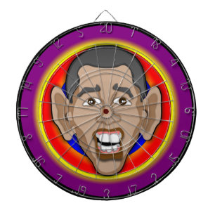 Barack Hussein Obama alias Barry Soetoro Dartscheibe