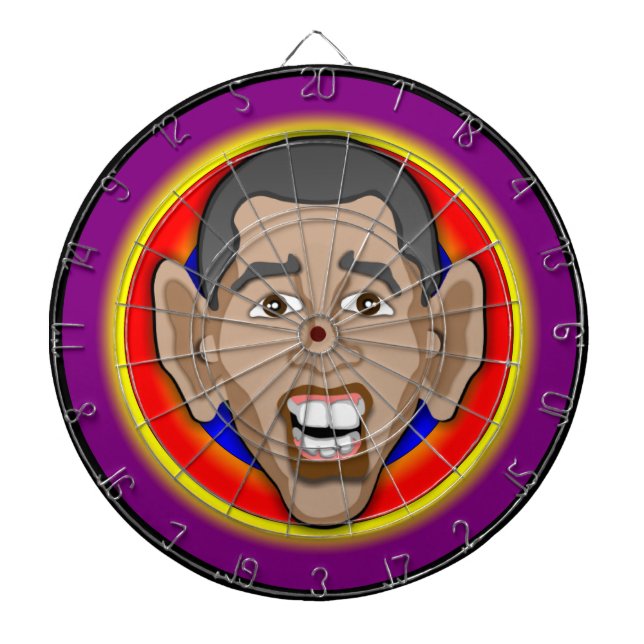Barack Hussein Obama alias Barry Soetoro Dartscheibe (vorne)