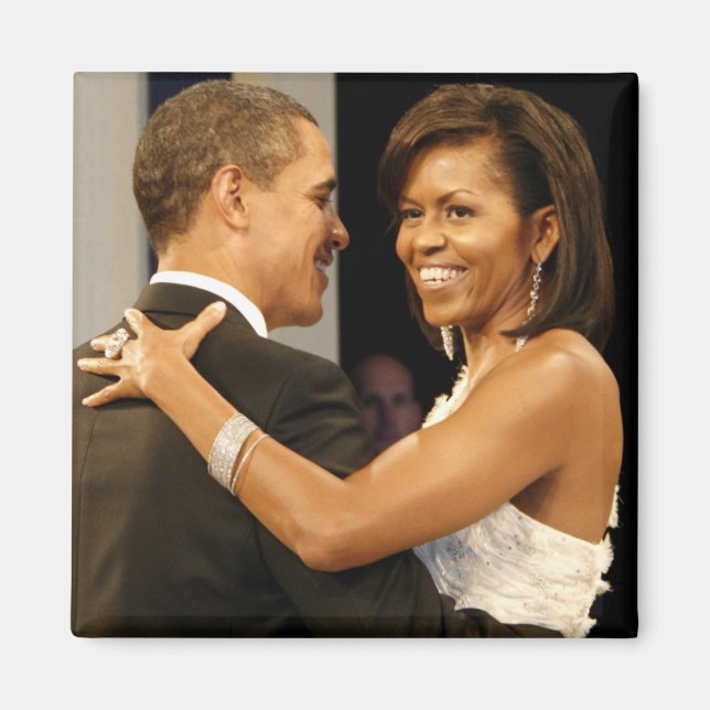 Barack & Michele Obama Magnet (Vorne)