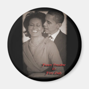 BARACK & MICHELLE OBAMA MAGNET