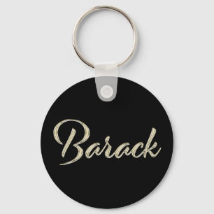 Barack-Name des Buttons Schlüsselanhänger