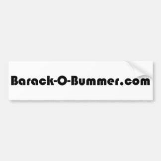 Barack-O-Enttäuschung Autoaufkleber
