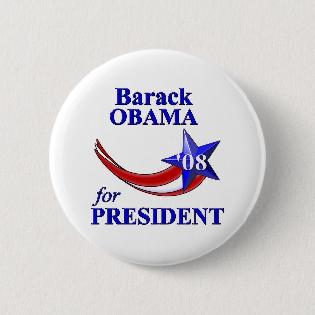 Barack Obama 08 Button (Vorderseite)
