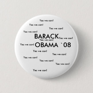 BARACK OBAMA ` 08 Knopf Button