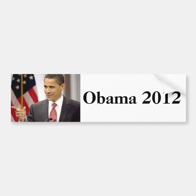 Barack Obama 2012 Autoaufkleber (Vorne)