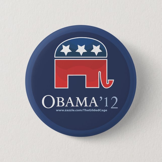 Barack Obama 2012 Button (Vorderseite)