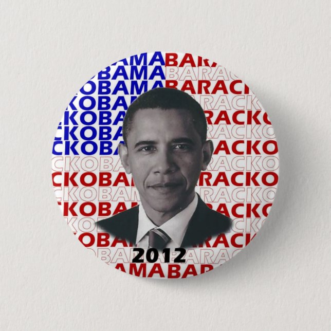 Barack Obama 2012 Button (Vorderseite)