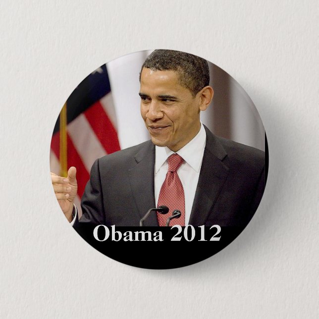 Barack Obama 2012 Button (Vorderseite)