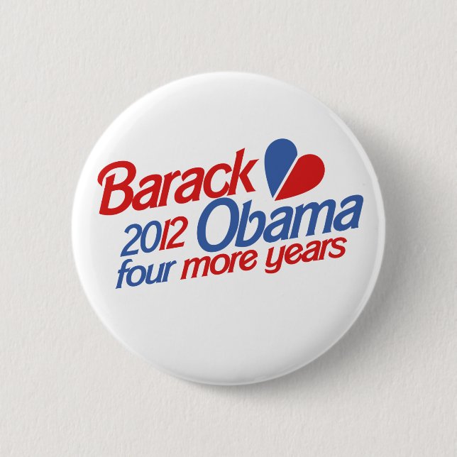 Barack Obama 2012 Button (Vorderseite)