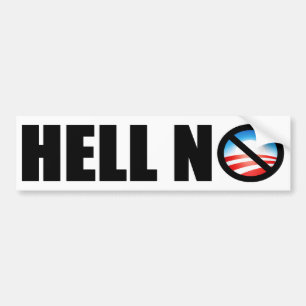 Barack Obama 2012? Nein! Autoaufkleber