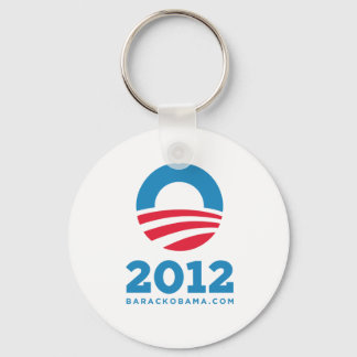 Barack Obama 2012 "O" (weiß) Schlüsselanhänger