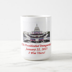 Barack Obama 2. Amtseinführung "I was There" - Tas Kaffeetasse