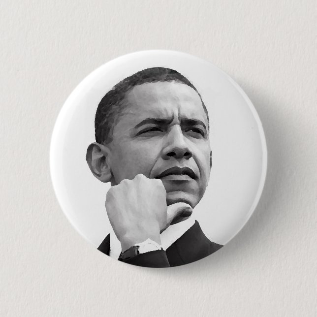 BARACK OBAMA, 44. PRÄSIDENT DER VEREINIGTEN STAATE BUTTON (Vorderseite)