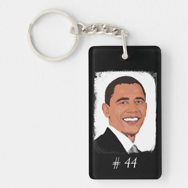 Barack Obama 44. Präsident Schlüsselkette Schlüsselanhänger (Vorderseite)