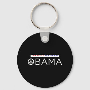 Barack Obama American President Peace Sign Schlüsselanhänger