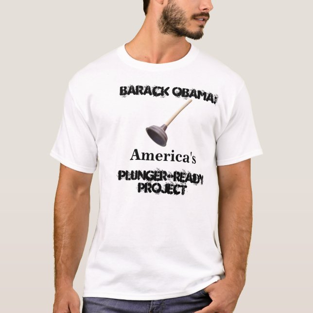 Barack Obama: Amerikas Kolben-Bereites Projekt T-Shirt (Vorderseite)