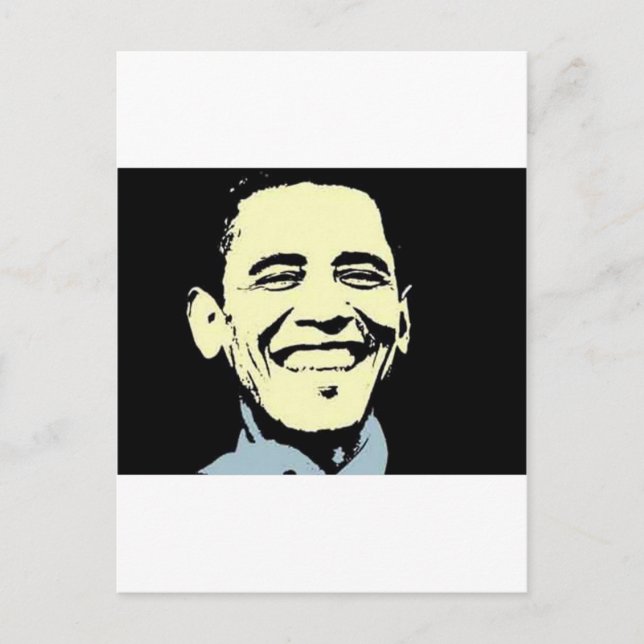 Barack Obama Art Postcard Postkarte (Vorderseite)