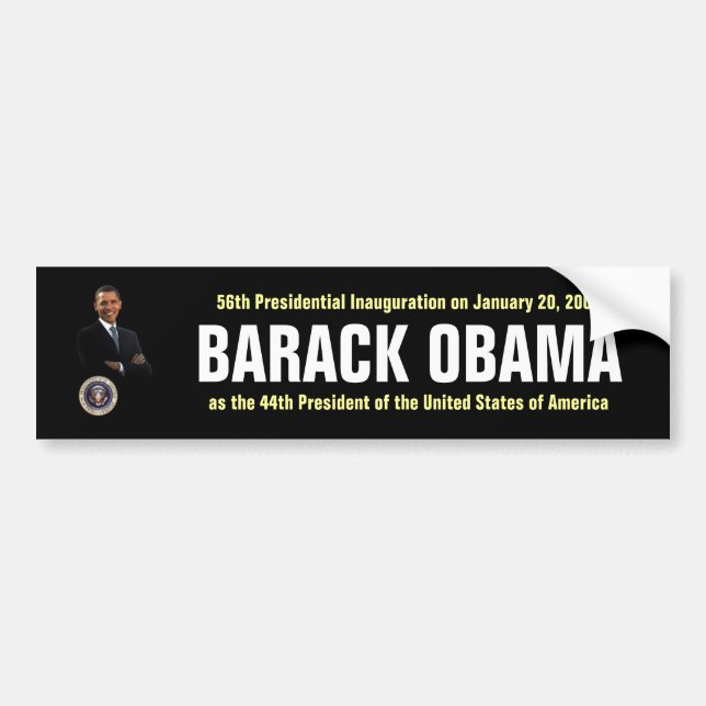 BARACK OBAMA AUTOAUFKLEBER (Vorne)