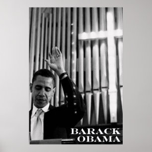 Barack Obama B&W Poster