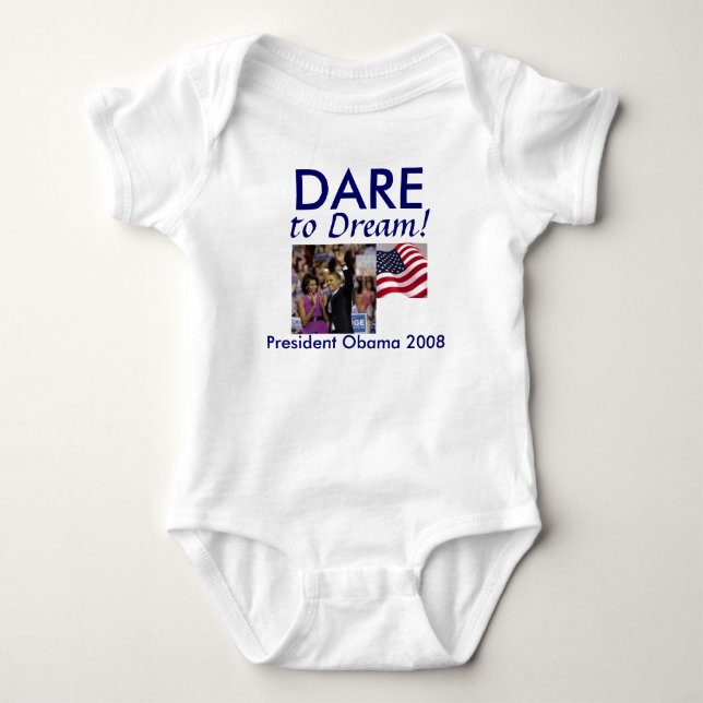 Barack Obama Baby Strampler (Vorderseite)