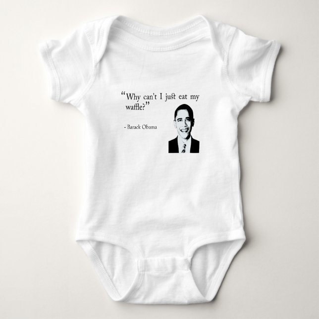 Barack Obama Babykleidung Baby Strampler (Vorderseite)