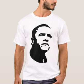 Barack Obama (beide Seiten) - Silber Hauptquartier T-Shirt