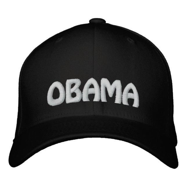 Barack Obama bestickte Hat Baseballkappe (Vorderseite)