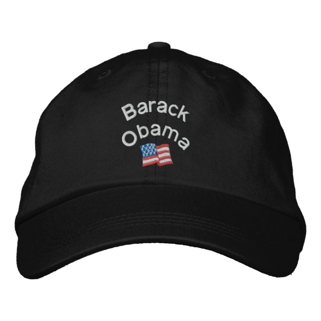 Barack Obama bestickte Hat Bestickte Baseballkappe (Vorderseite)